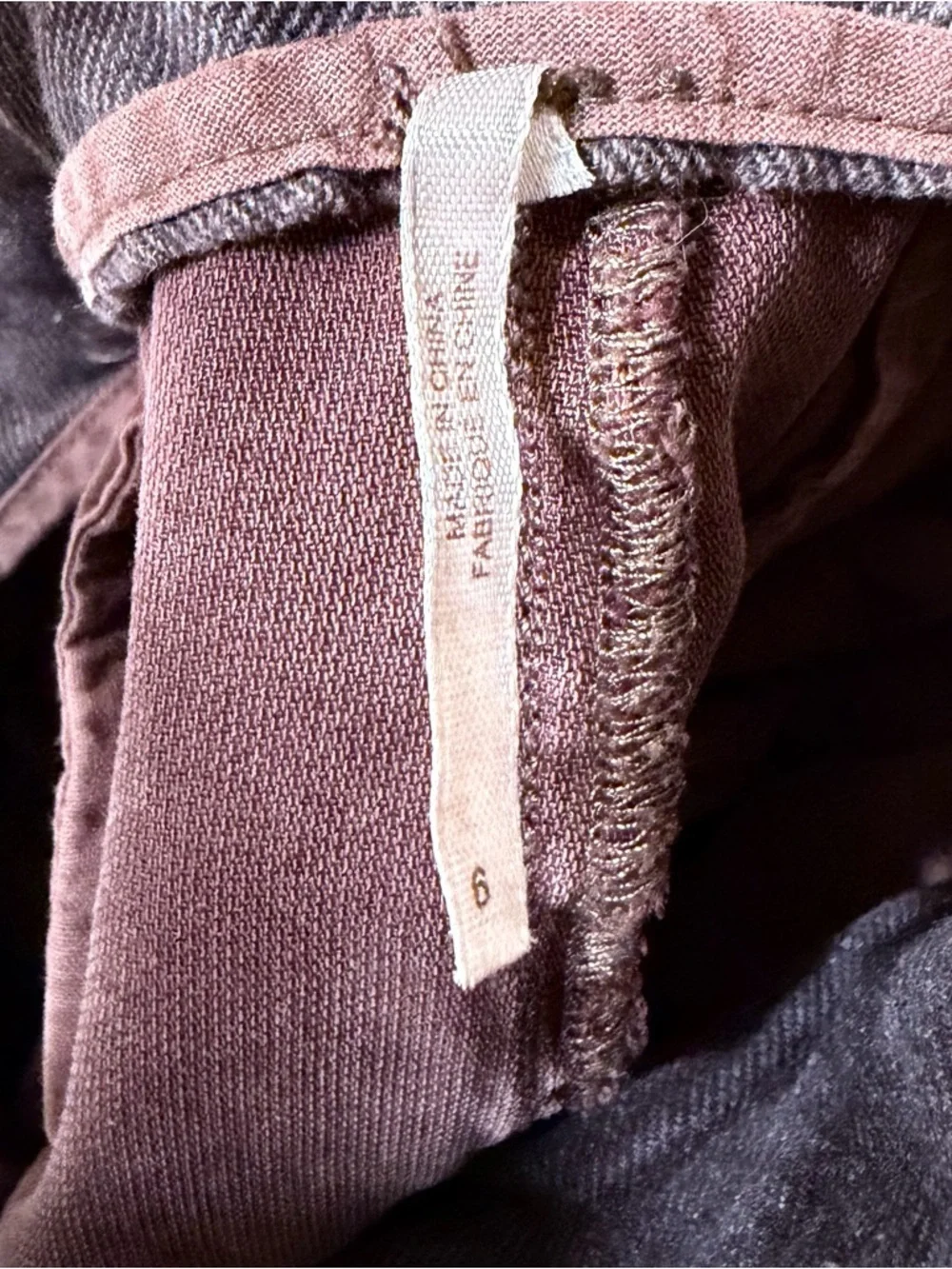 Free People Dwell On Dreams Wide Leg Trouser Pants Womens 6 Twill Boho Pleated - Picture 6 of 8